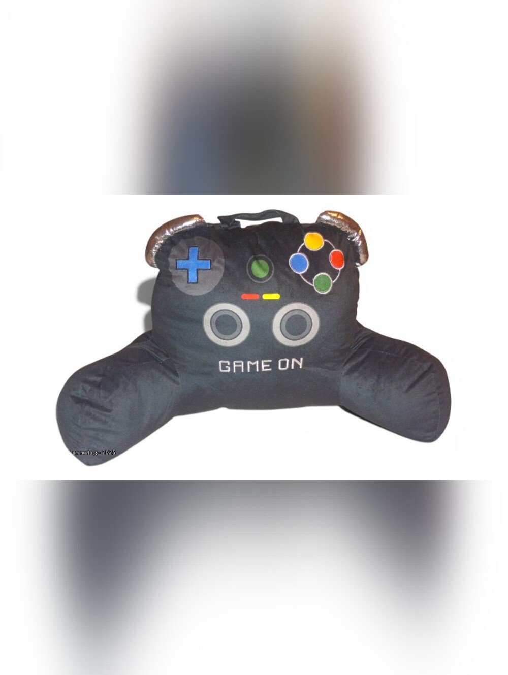 Nwt Gamer Backrest Pillow - Video Game Controller Bed Rest Lounger